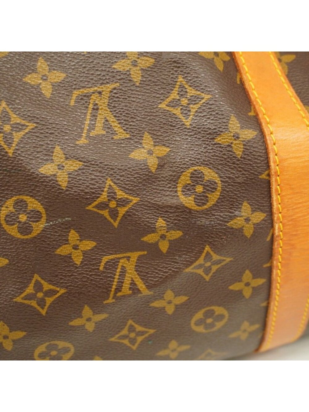 Louis Vuitton Boston Bag Monogram Keepall 60 Brown - Picture 9 of 10
